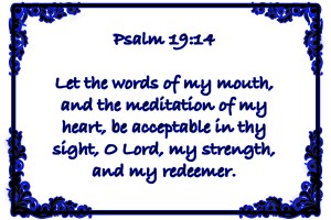 Psalm 19 14 9WBL